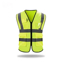 Reflective strip vest for construction traffic bike overalls safety vest, high visibility reflective vest