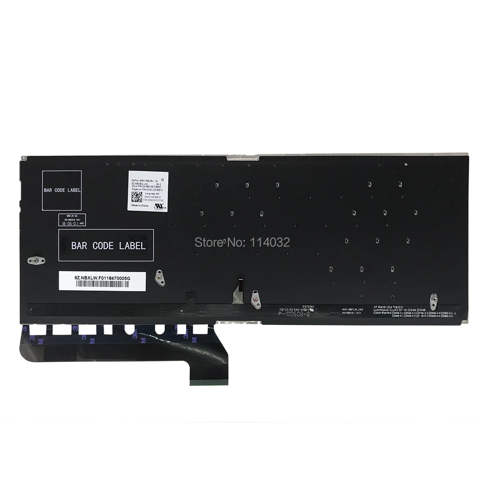 Teclado para Asus Substituição Teclados Backlit Zenbook 430 ua Ux430uq un po Português Preto 0knb0 2627po00 Nsk Wblbu Venda ux - Imagem 2