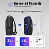 BOPAI Anti Theft Enlarge Backpack USB External Charge 15.6 Inch Laptop Backpack Men Waterproof School Backpack bags for Teenager ► Photo 2/6