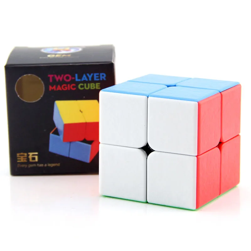 

Kathrine Gemstone Second Order Magic Cube Color Dermatoglyph Dull Polish Smooth Game 2-Order Magic Cube Relaxation Educational T