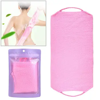 

New Natural Soft Exfoliating Massage Back Strap Shower Bath Towel Shower Massage Spa Scrubber Sponge Body Skin Health Cleaning