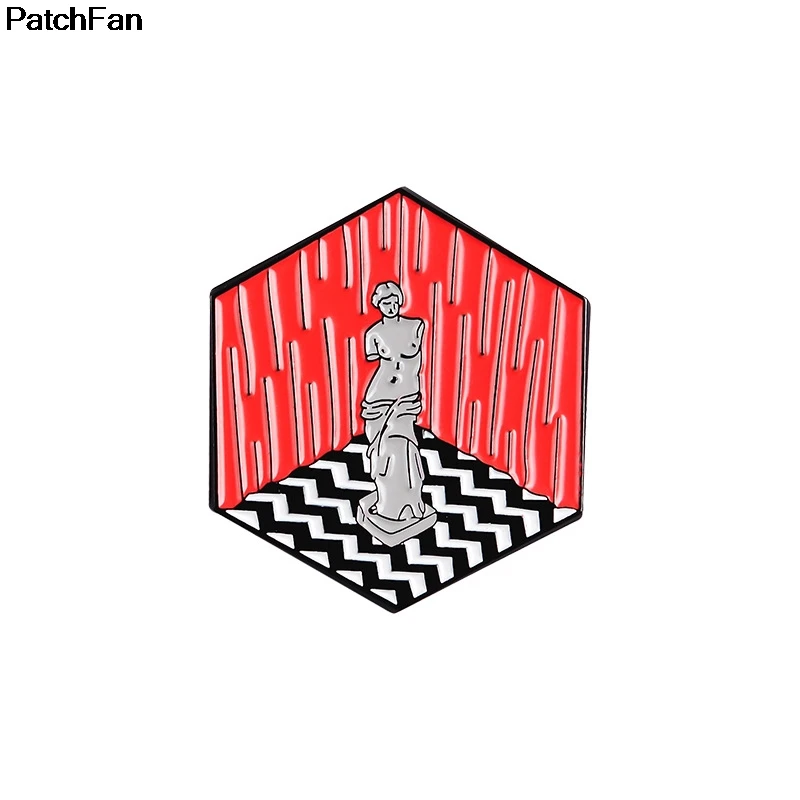 Patchfan модная для девочек сериал на булавке рюкзака одежда гордыни металлическая
