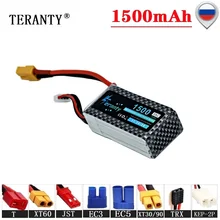 Teranty power 11,1 V 1500mAh Lipo аккумулятор для радиоуправляемых вертолетов, игрушечных автомобилей, лодок, дронов, Запчасти 3 s, аккумулятор 11,1 v, перезаряжаемый аккумулятор 1 шт