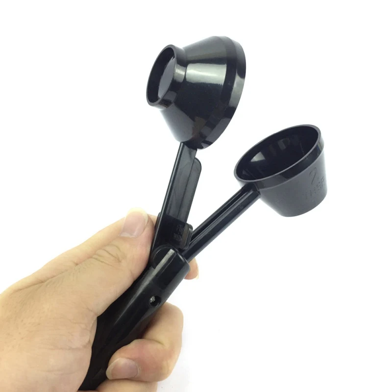 

Fashion Multifunction Kitchen Supplies Coffee Scoop With Clip Stainless Steel Tea Coffee Measuring Cup Coffee Spoon