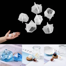 

Transparent Gem Silicone Faceted Stone Pendant Casting Epoxy Resin Moulds Decoration DIY Craft Jewelry Making Crystal Supplies