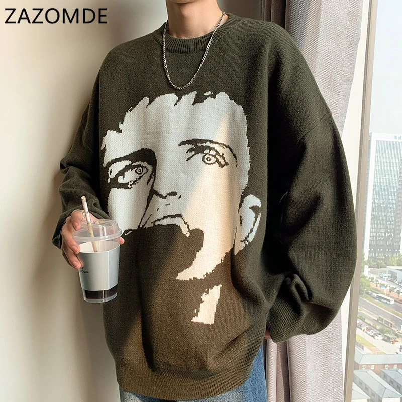 

Korean costume autumn hip hop man