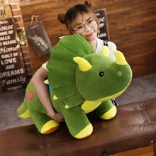 

40-100cm Creative Big Plush Soft Triceratops Stegosaurus Plush Toy Dinosaur Doll Stuffed Toy Kids Dinosaurs Toy Birthday Gifts