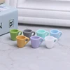 10pcs Cute Mini Miniature Dollhouse Coffee Cup Kitchen Room Food Drink Home Tableware Decors Dolls Accessories 17*14*8mm ► Photo 2/6