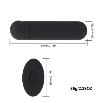 Wireless Remote Bullet Vibrator G-Spot Nipple Clitoris Stimulator 10 Modes Mini Vaginal Anal Dildo Massager Sex Toys for Women 3