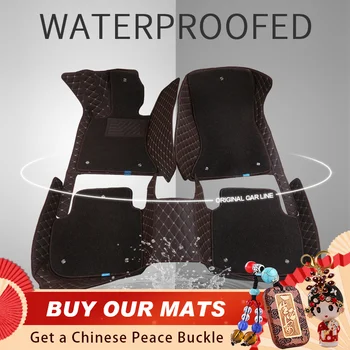 

Custom Double layer car floor mats for mazda 6 Saloon 2013 Atenza car accessories floor mats styling weather tech