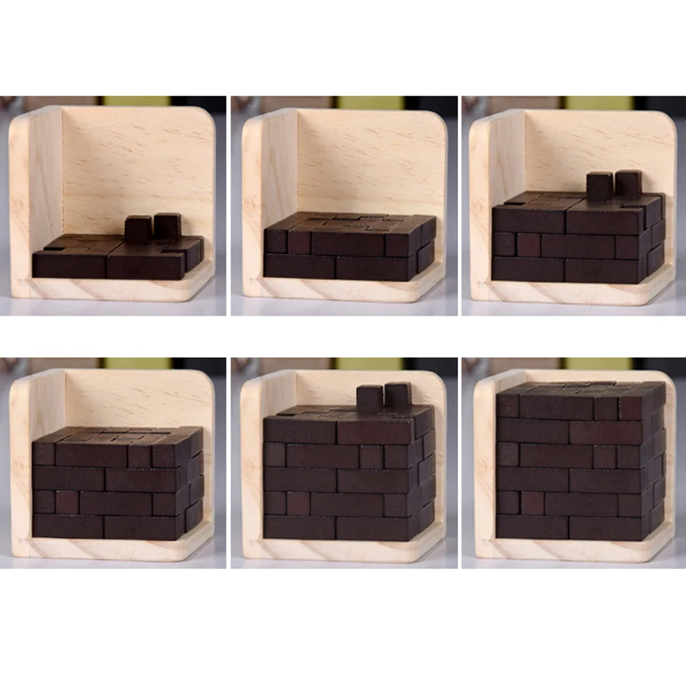 Дети Обучающие деревянные игрушки 3D головоломки Пазлы игрушка Геометрическая интеллектуальная головоломка логика образовательные головоломки для детей игрушки