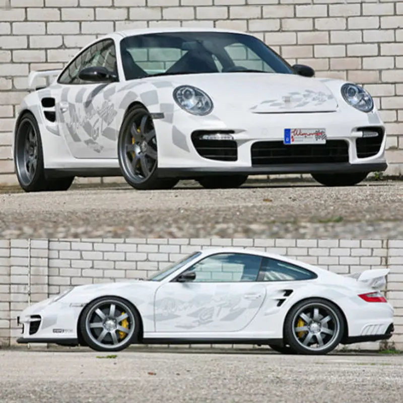 Наклейки на автомобиль украшение автомобиля модификация для Porsche 911 GT2 новинка