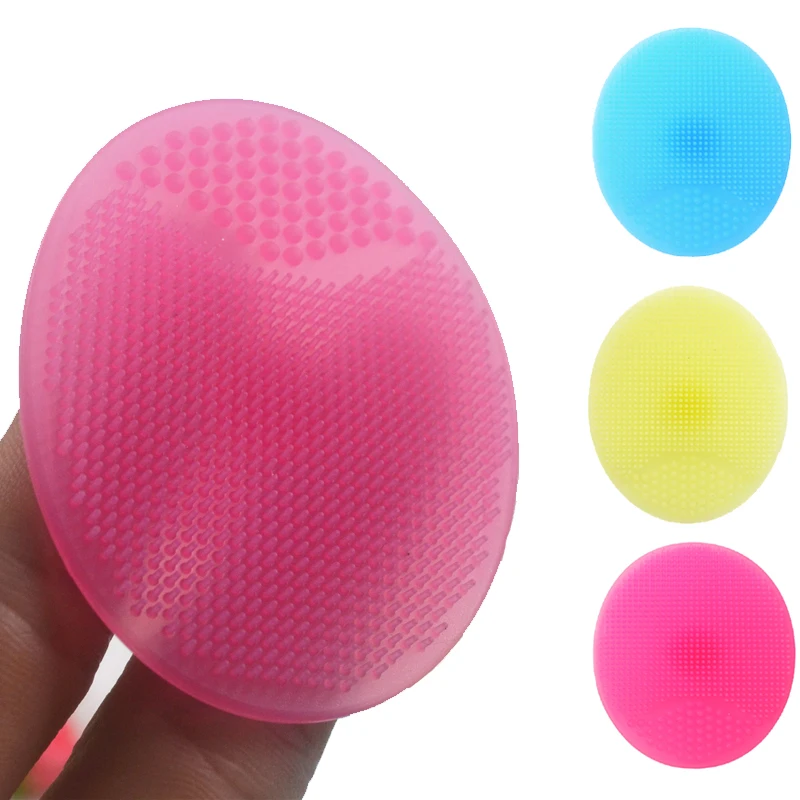 

1PC Silicone Wash Pad Blackhead Face Exfoliating Cleansing Brushes Facial Skin Care Cleansing Baby Shower Brush Makeup Tool