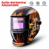 Máscara de soldadura eléctrica con oscurecimiento automático y rango ajustable, lente para casco de soldadura Soldador