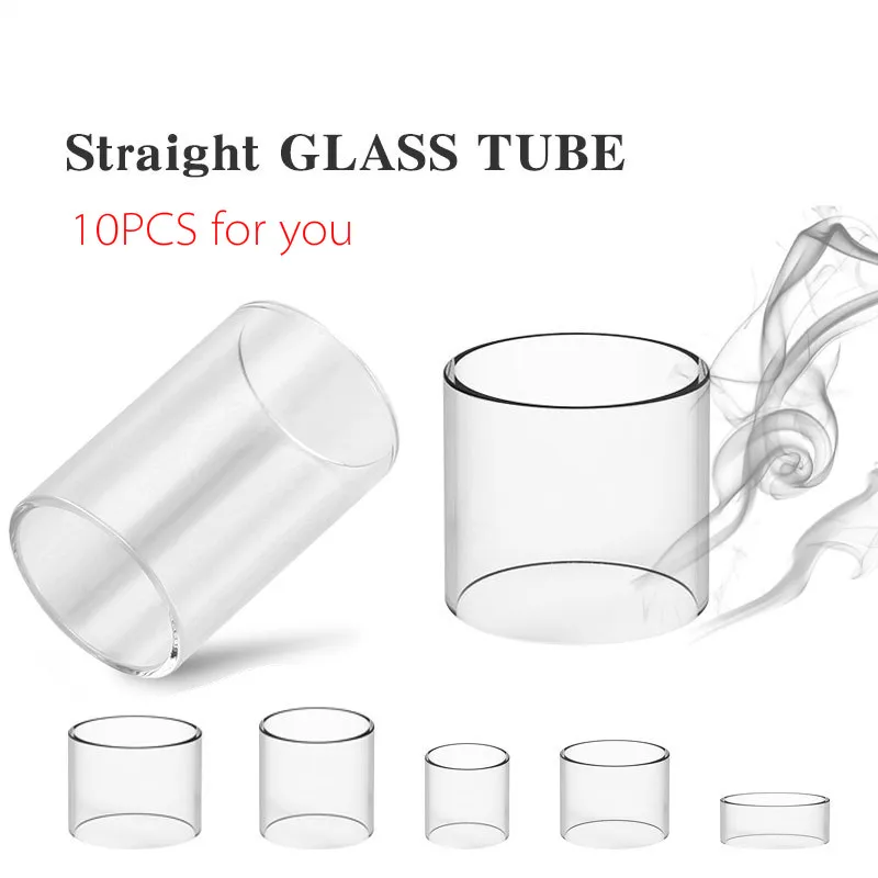 10 шт. стеклянная трубка для Eleaf iJust nexgen 3/ELLO DURO vate TS/pico 25/Serpent SMM Elevate/Resa tfv8 большая