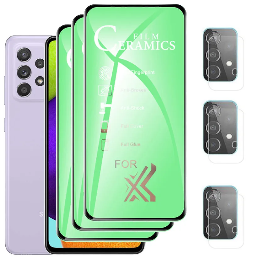 

Soft Ceramic Protective Glass For Samsung a52 4G Tempered Glass Galaxy a72 a 52 Screen Protector Samsung Galaxy a52 5G Glasses