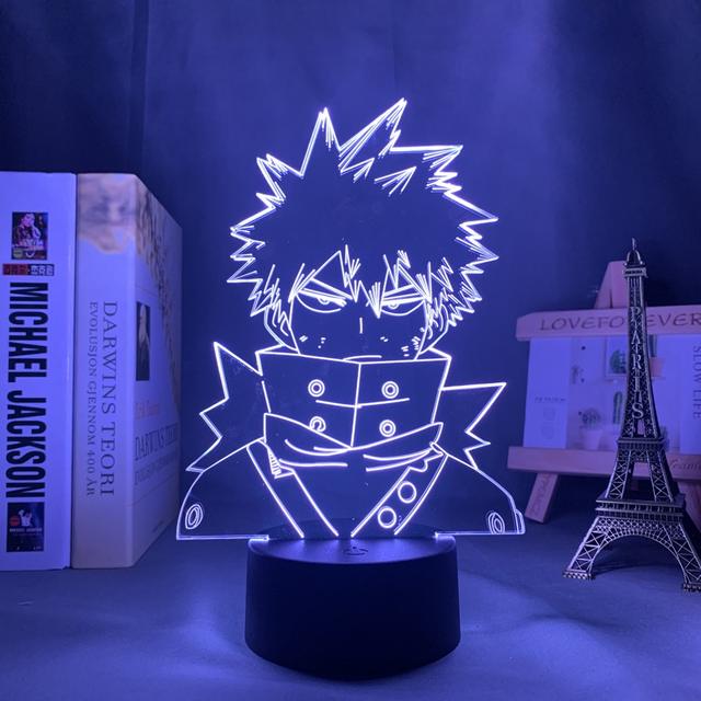 16 COLOR WITH REMOTE KATSUKI BAKUGO 3D LED LAMP