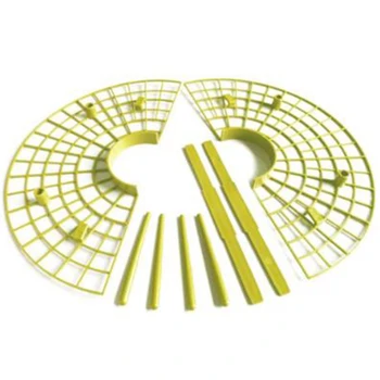 

ELEG-10Pcs/Set Plant Plastic Tool Strawberry Growing Circle Support Rack Farming Frame Gardening Vine