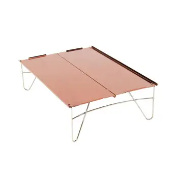 

Mini Picnic Desk Ultra Light Barbecue Table Portable Aluminum Folding Tea Table Outdoor Camping Hiking Supplies
