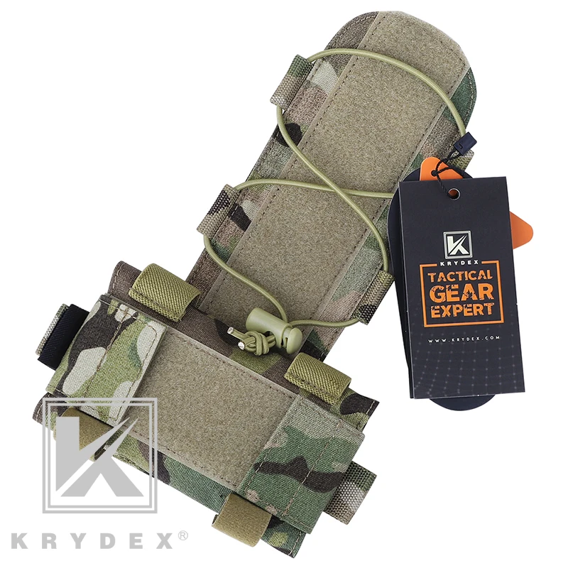 Тактический чехол для аккумулятора KRYDEX MK1 Боевого Шлема хранения аксессуаров