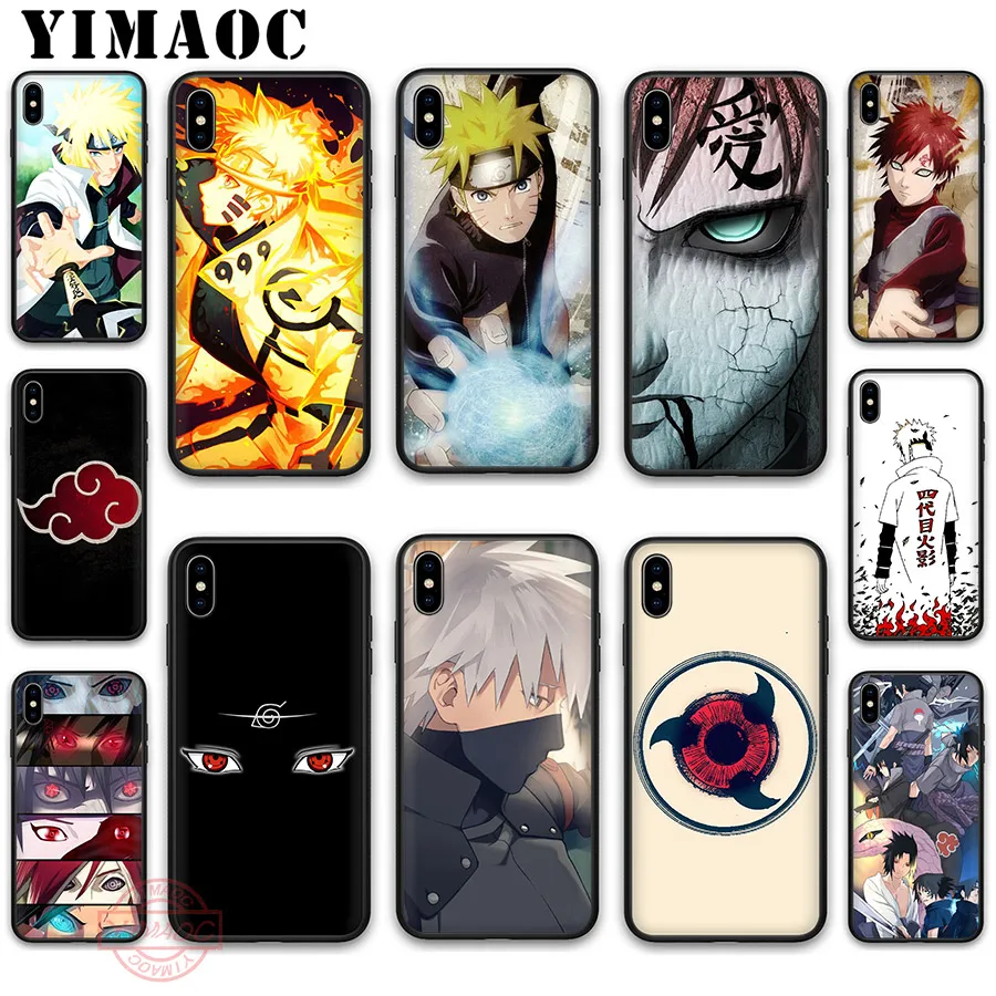 YIMAOC аниме Наруто Акацуки Дизайн Мягкий силиконовый чехол для Apple iPhone 5S SE 6 6S 7 8 Plus X