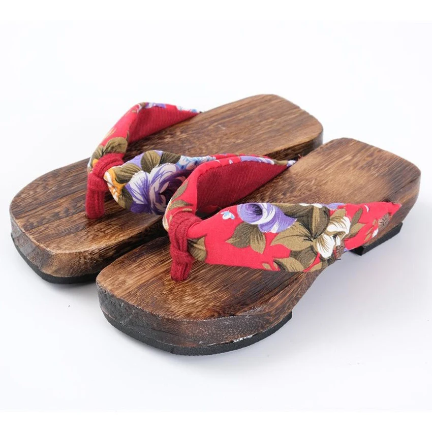 

Kids Love Live Hatsune Miku Cosplay Shoes Goth Japanese Style Geta Clogs Naruto Kawaii Anime Wooden Children Boys Girls Slippers