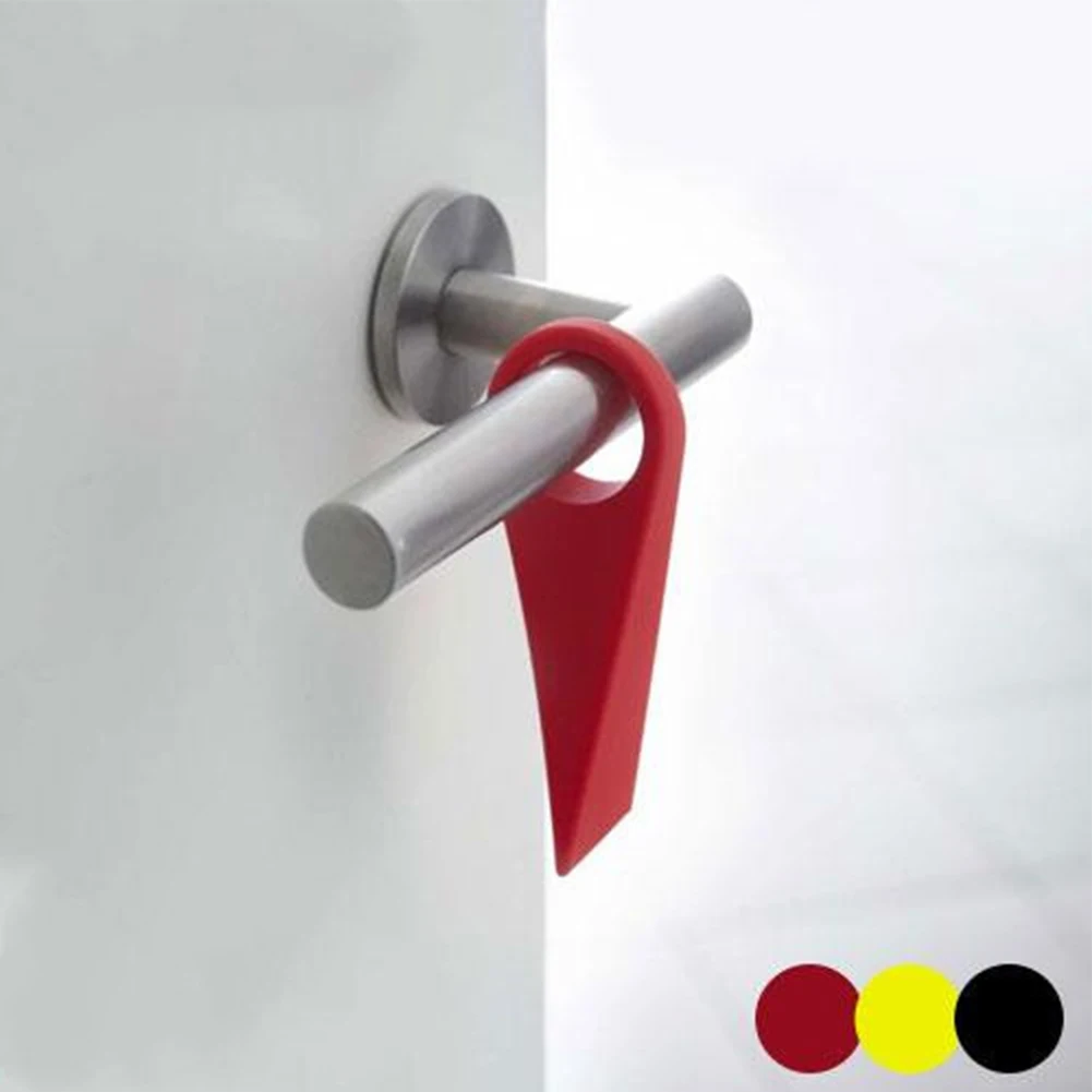 Wedge Guard Protector Soft Home Convenient Door Stopper Silicone Hardware Wall Office Mini Non Punching Mute