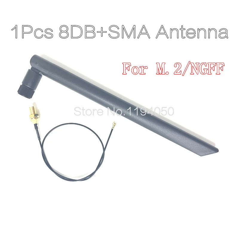 Sma interface 8db omni antenna d-link M2 NGFF wireless router wireless network card.4GHz 5GHz 5.8GHz Dual 7265 8260 9260 AX200