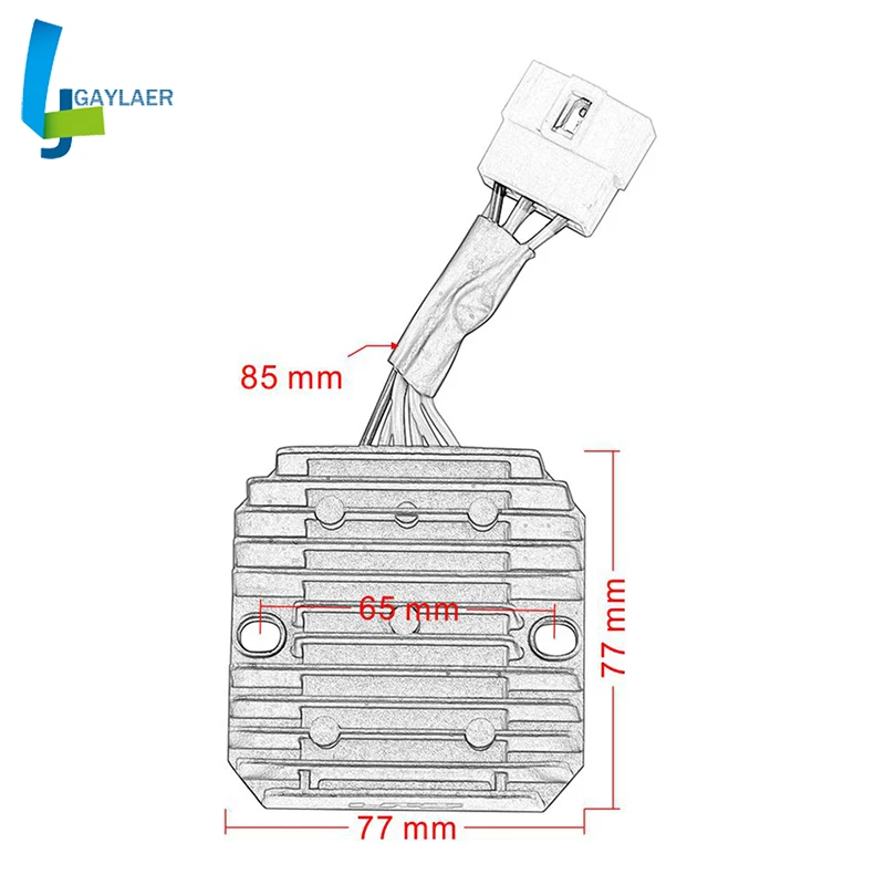 Мотоцикл Напряжение регулятор напряжения выпрямителя Для Kawasaki 21066-1083 ZZR600 ZX600D2-4 1991-1993 ниндзя ZX-6 ZX600 1991-1992
