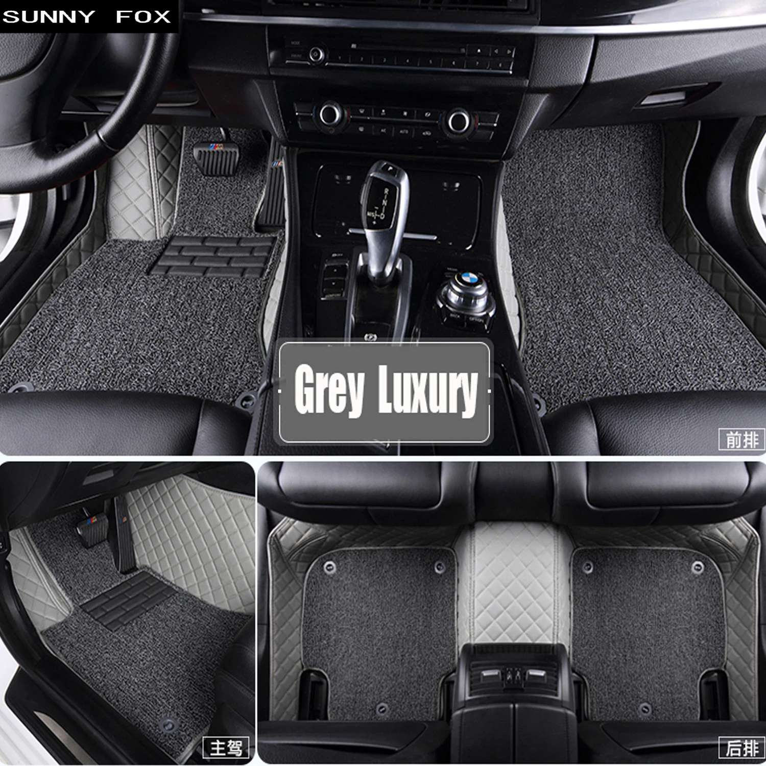 

Car floor mats made for Hyundai Sonata Tucson ix35 heavy duty car-styling foot case carpet rugs full cover liners (2005-)