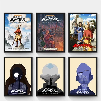 

hot Avatar The Last Airbender White Coated Paper posters Pictures For Room Decoration Home Poster Frameless