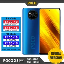 Global Version POCO X3 NFC Smartphone 6GB 64GB/128GB Phone Snapdragon 732G 6.67'' 5160mAh Battery 64MP AI Camera 33W Fast Charge