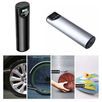 

Smart Wireless Air Pump Mini Convenient Bicycle Car Pump Electric Pump Built In Battery Metal Air Pump