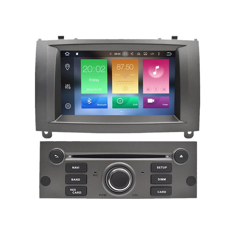 Cheap IPS 2 Din Android 9.0 Car Radio For Peugeot 407 2004-2010 Car Multimedia Player Stereo Auto Audio GPS Navigation DVD Video 2