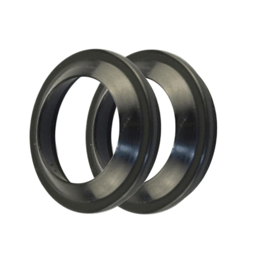 Rubber Front Fork Oil Seal Set 41x54x11mm & Motorcycle 41x54mm Dust Seals Oil seal Bicycle fork Parts accessories Black