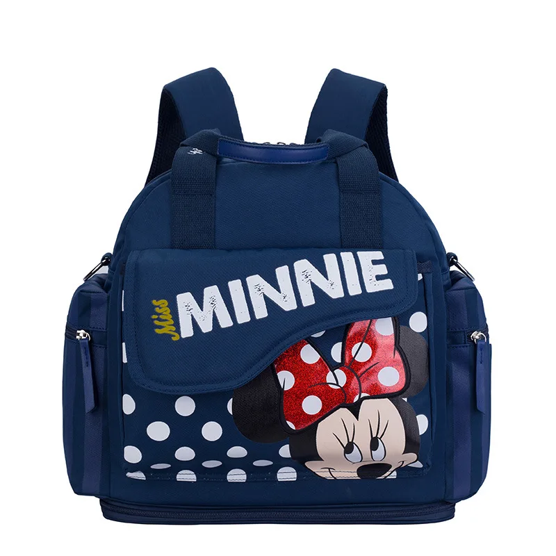 Disney мягкий подгузник сумки подгузник рюкзак для грудных детей папа мама подгузник коляска сумка для новорожденных водонепроницаемый дорожный Перевозчик 46461 - Цвет: Синий