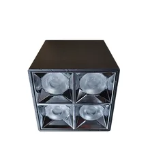 Сверхмощный квадратный ящик коммерческий светодиодный свет узкий угол луча 15 24 38 Встраиваемый прожектор для товарного дисплея