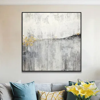 

Abstract canvas painting wall art pictures for living room home decor original acrylic texture quadros caudro