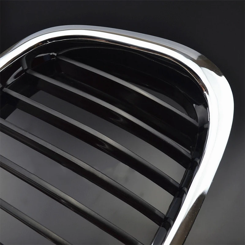 Hood Grilles For BMW E39 1998-2003 Black Silver outline ABS Plastic Mesh | Автомобили и - Цена: 
