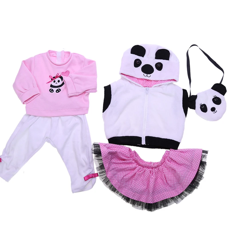 

7 different styles 50-60CM doll dress reborn baby silicone doll clothes high quality boneca bebe reborn dress