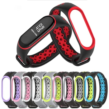 

Mi Band 3 Strap Bracelet wrist strap watch xiomi Mi band3 accessories smart bracelet sport Silicone Strap for Xiaomi mi band 3 4