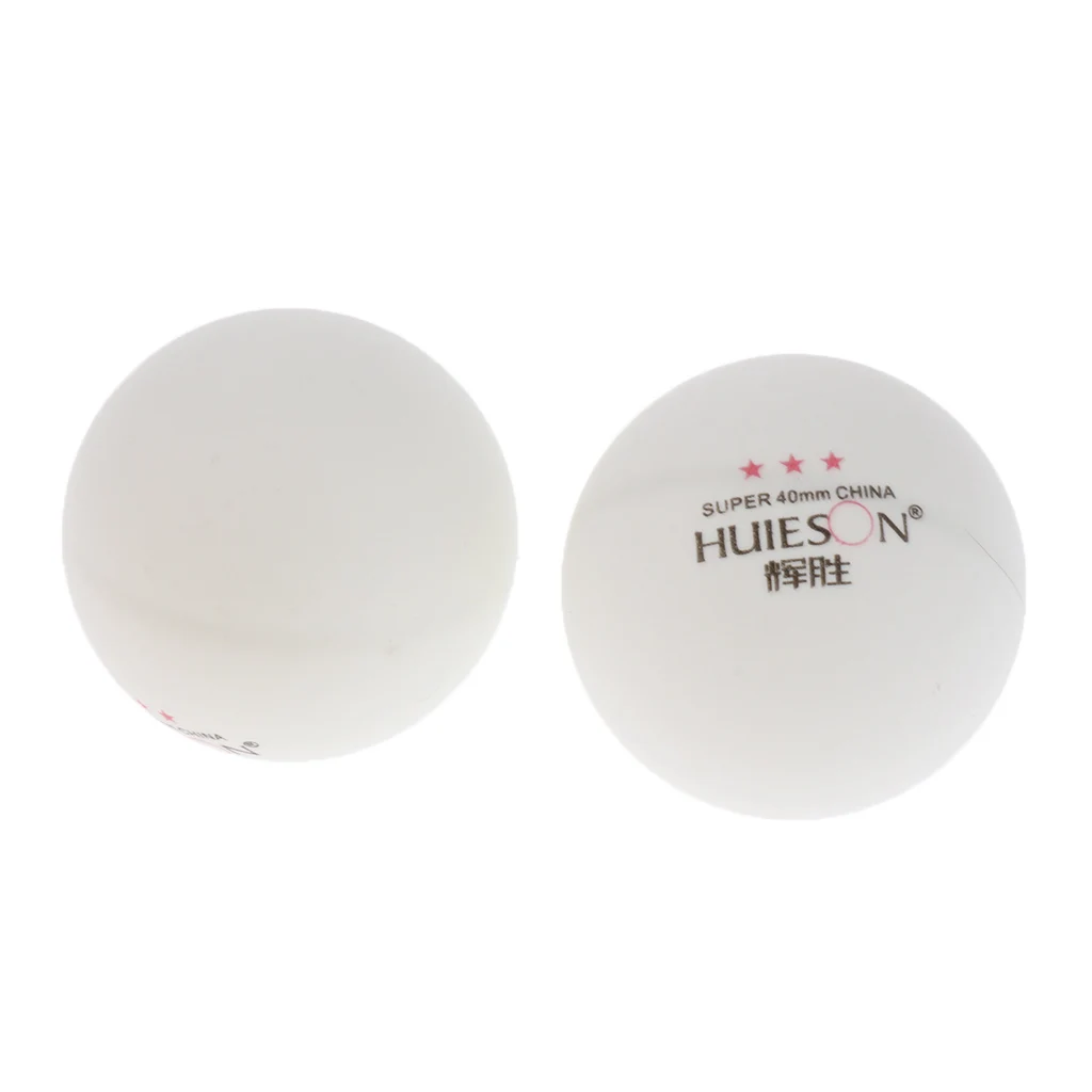 100Pcs Durable 3 Star 40mm Table Tennis Balls Ping Pong Training Practice Ball (50Pcs White + 50Pcs Orange)