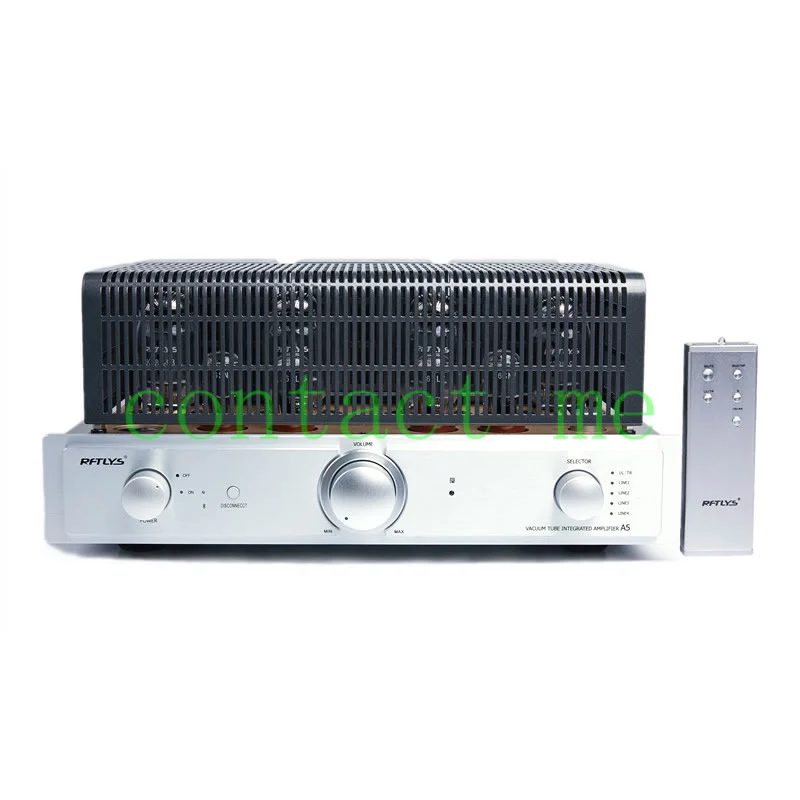 

RFTLYS A5 KT88 Tube Amplifier ，Integrated Push & Pull AMP with Bluetooth，Output power 45W * 2，Frequency response 10--30KHz