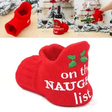 Красное вино базовые покрытия сумки Снеговик Санта Клаус рождественские украшения Рождество#3S23