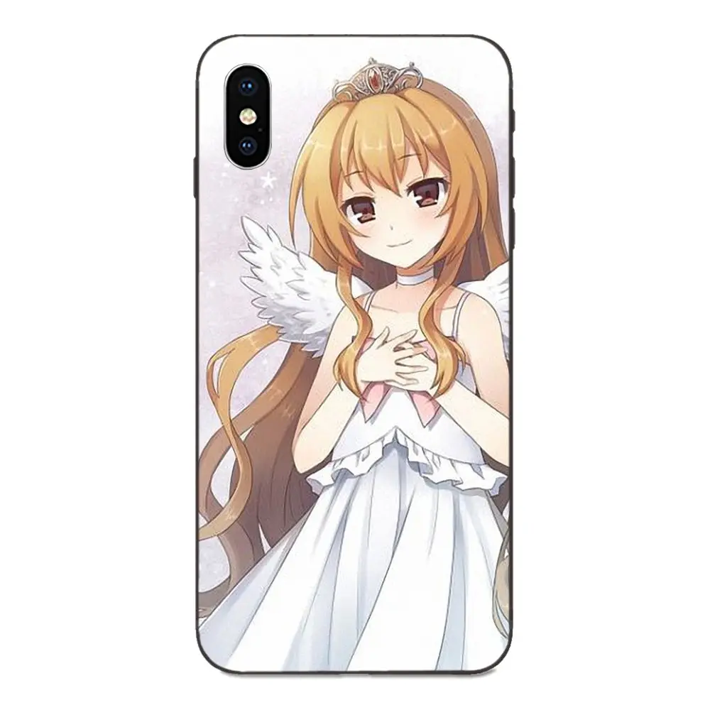 Мягкий Силиконовый ТПУ Черный Стильный чехол Toradora школьная форма айсаки тайки