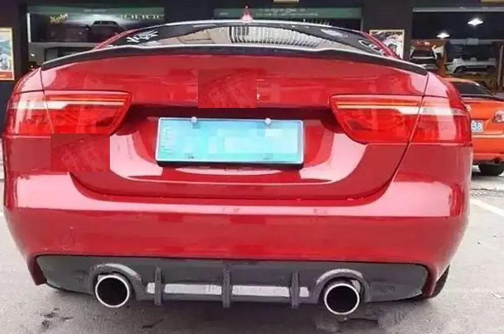 Задний спойлер багажника из углеродного волокна для- Jaguar XE тип A