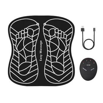 

Electric Ems Foot Massager Pad Feet Muscle Stimulator Foot Massage Mat Improve K1KB
