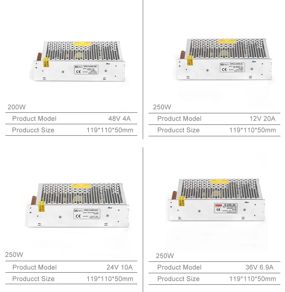 Novo LED Fonte de Alimentação Transformador, AC,