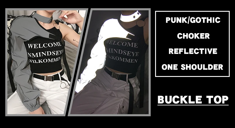 Sweetown черные однотонные в стиле готик-панк уличная женские брюки-карго ленты в стиле пэчворк карманы, набедренный хип-хоп Высокая талия женские штаны