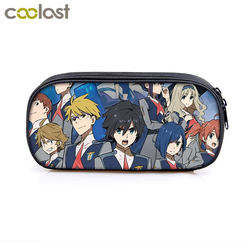 Darling in the FranXX косметический чехол s сумка карандаш для мальчиков и девочек аниме HIRO